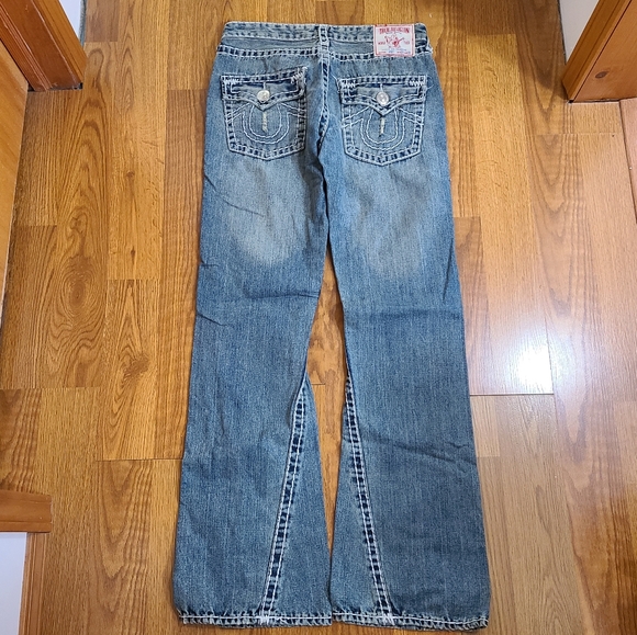True Religion Joey Boot Cut Jeans Size 31 x 33 - Picture 1 of 5